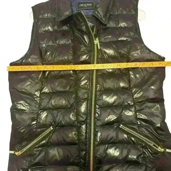 EVA&CLAUDI- Women’s Puffer Vest/ Black/ Size 42 Equivalent To Size L/12 - Picture 7 of 8